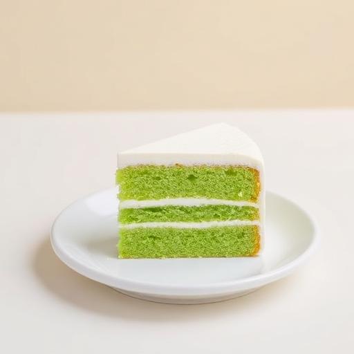 Tårtbit med smaken Pandan